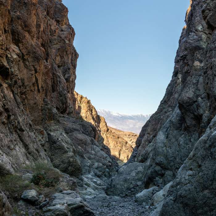 Glimpses of Death Valley from Willow Canyon Near Willow Canyon (West Access)