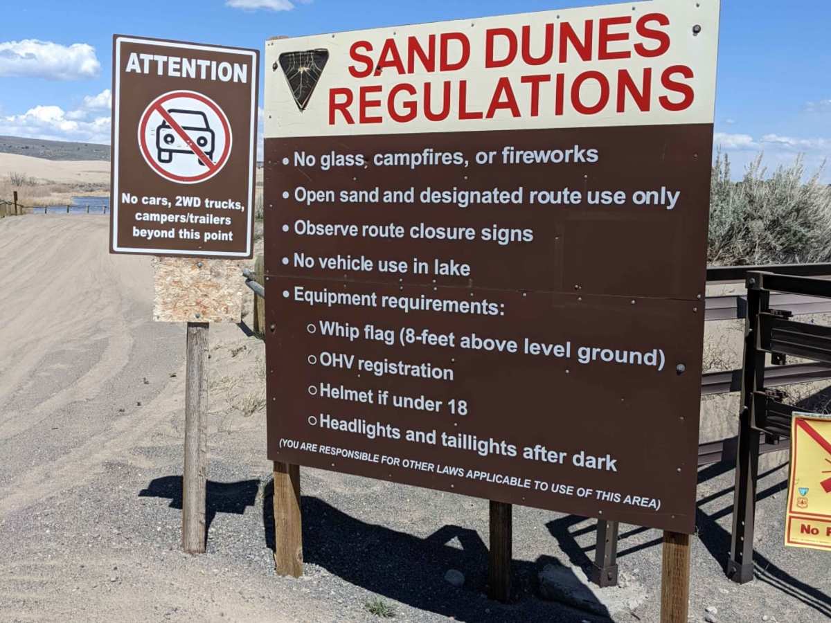 St. Anthony Sand Dunes-Egin Lake to Devils Dune trail photo