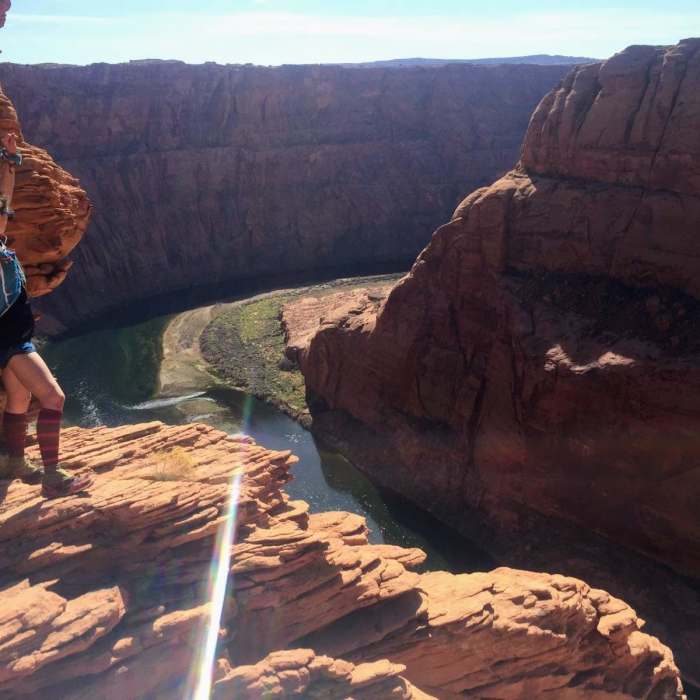Near Waterholes Canyon to Horseshoe Bend