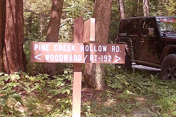 Pine Creek Hollow Road