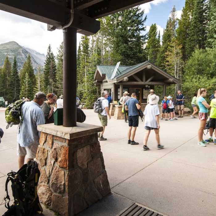 Near Lake Haiyaha Hike