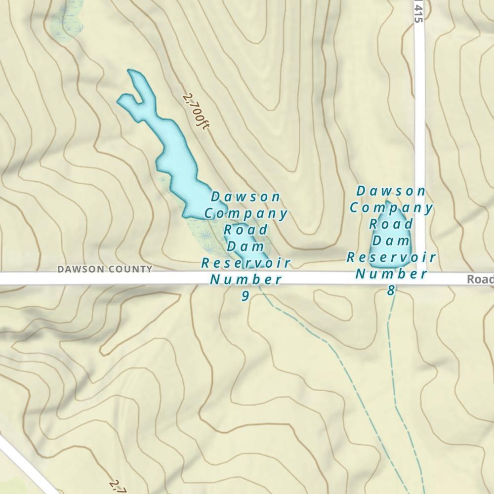 Dawson Company Road Dam Reservoir Number 9 photo