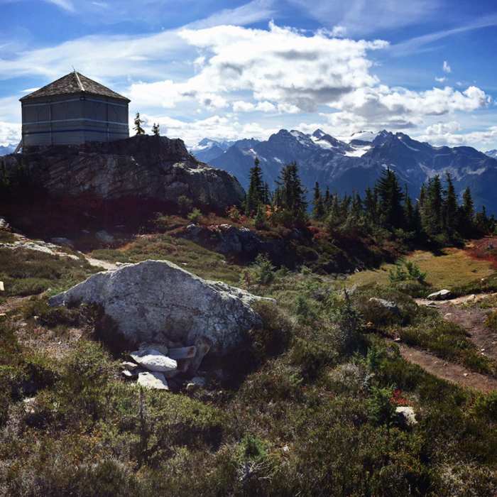 Near Sourdough Mountain Lookout