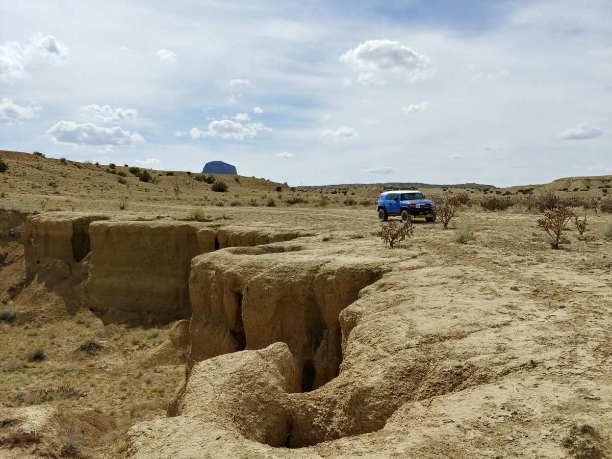 Backway to Cabezon Peak trail photo