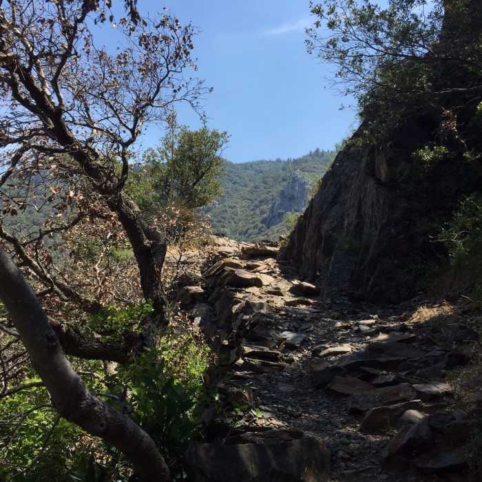 Watch out for the rocks Near Marble Falls Trail