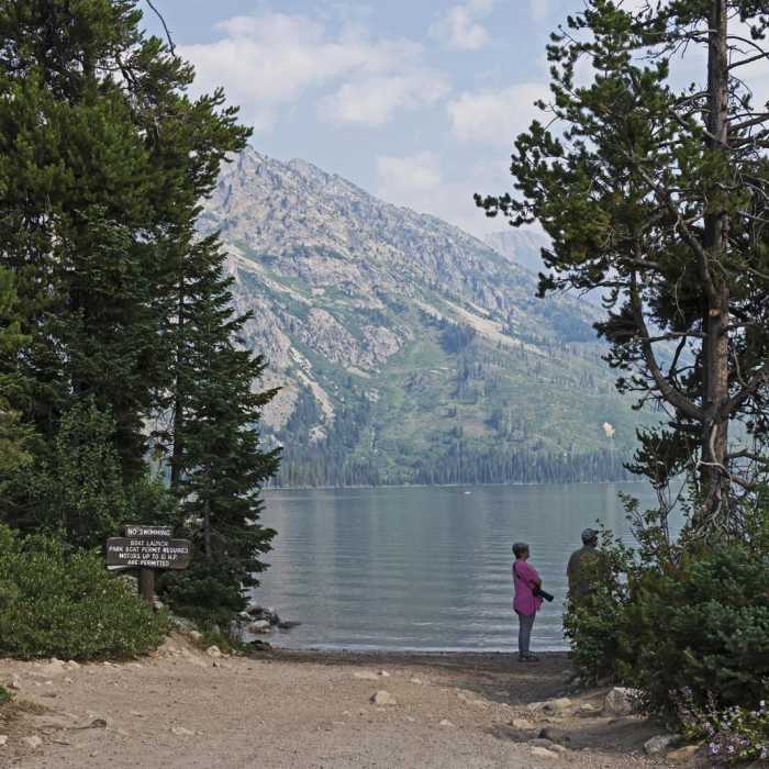 Near Cascade Canyon via South Jenny Lake