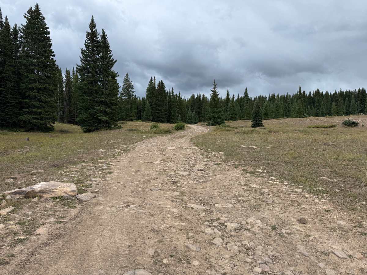 Red and White Mountain Road trail photo