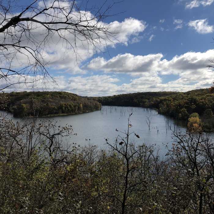 Lake overview Near Chester Woods Loop
