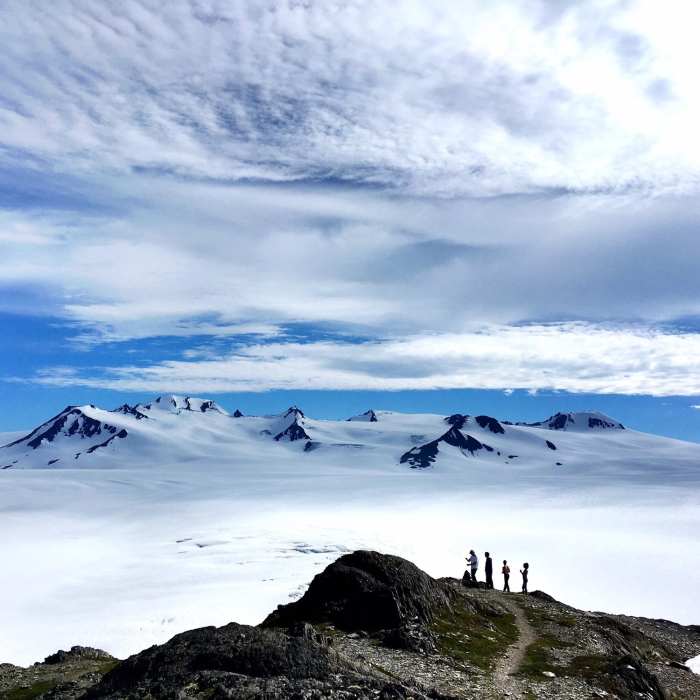 Near Harding Icefield Out and Back