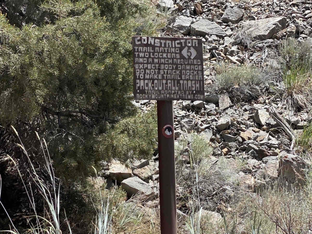 Constrictor trail photo