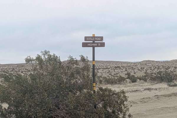 Ocotillo Trail Road