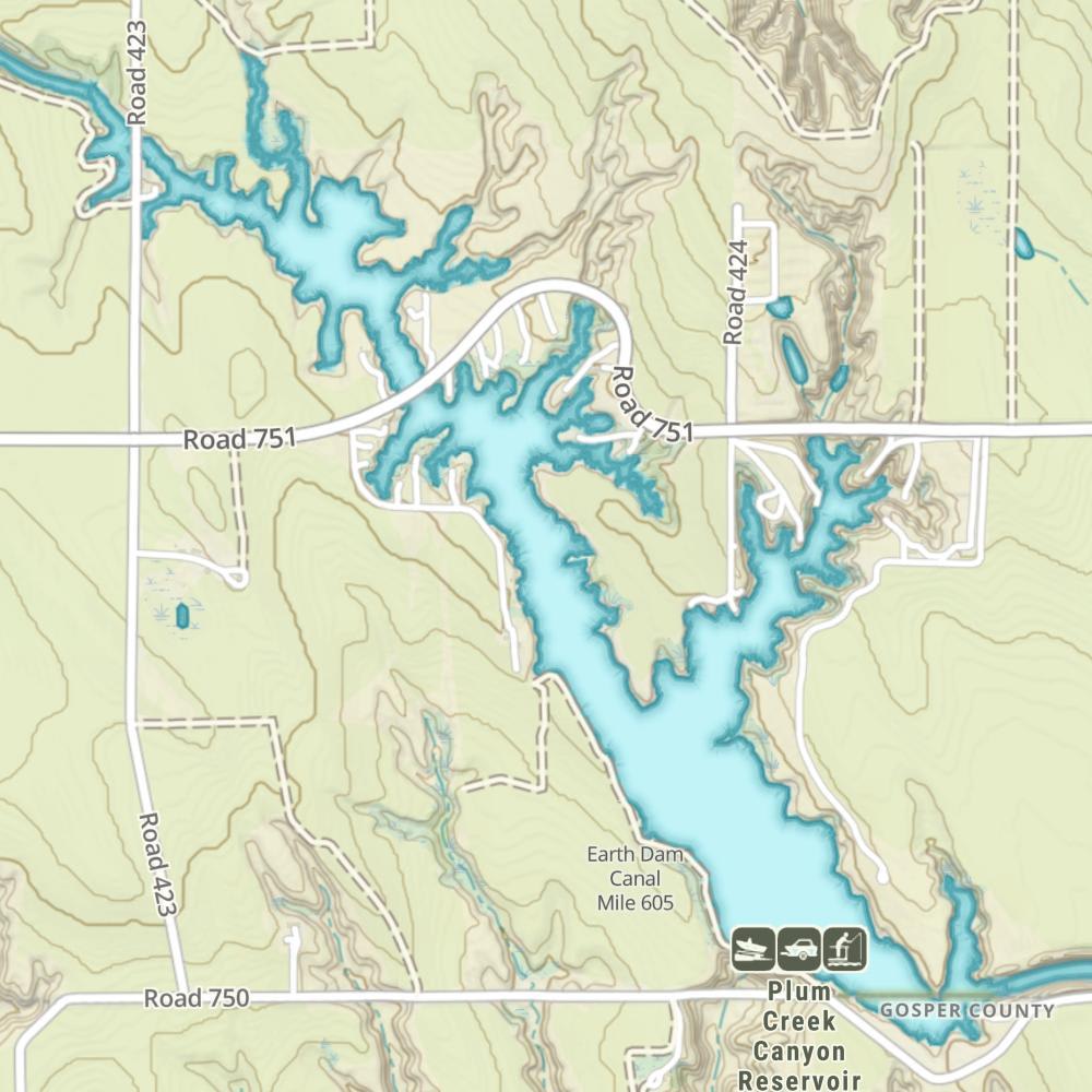 Plum Creek Canyon Reservoir photo