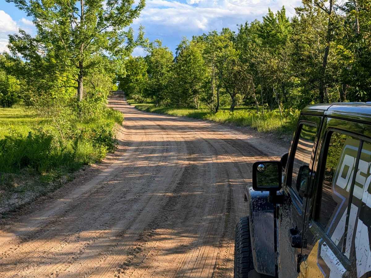 Howe Lake Road trail photo