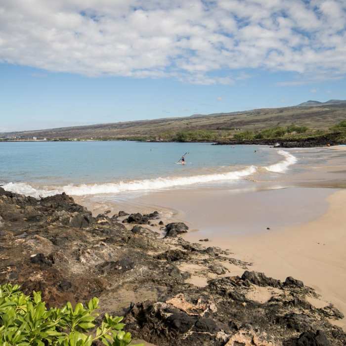 Near Ala Kahakai National Historic Trail: Spencer Beach to Mau'umae Beach