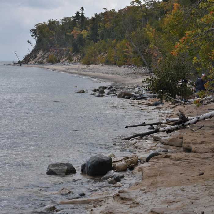 Near Au Sable Light Station Trail Near Au Sable Light Station Trail