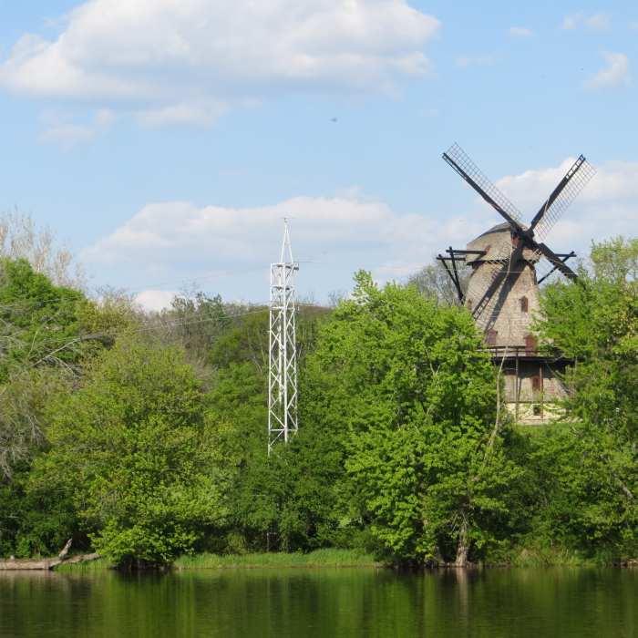 Fabyan Windmill. Near Fox River Trail