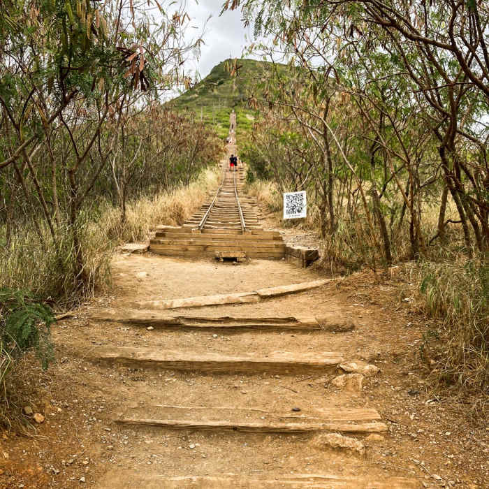 Near Top of Koko Crater from Koko Marina