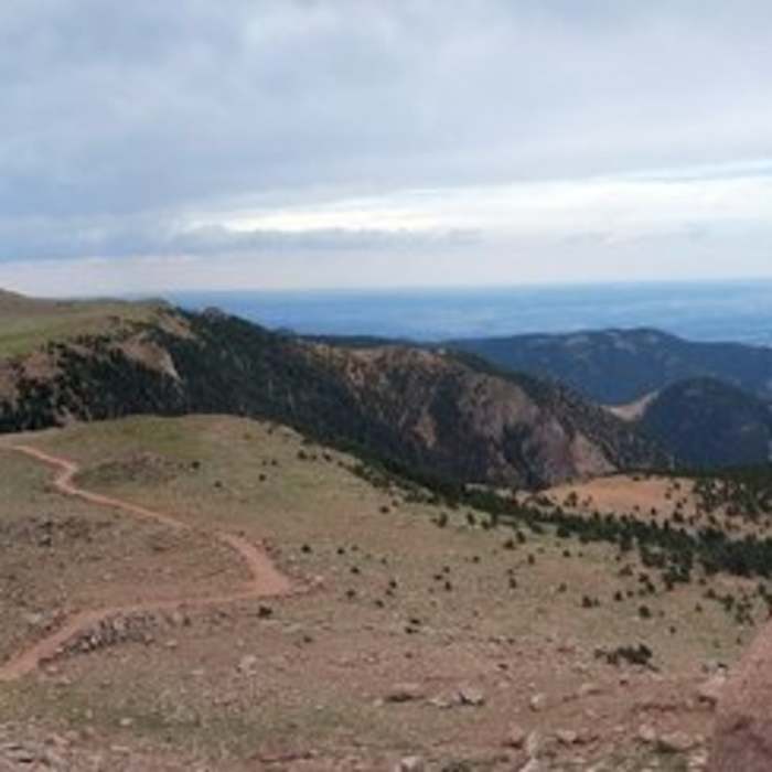 Some amazing views from FSR 379A. Near Almagre Mountain South via FSR 379