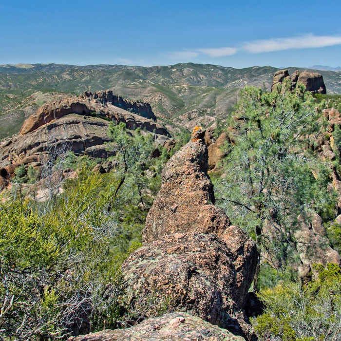 Near Bench Trail to High Peaks Loop Near Bench Trail to High Peaks Loop