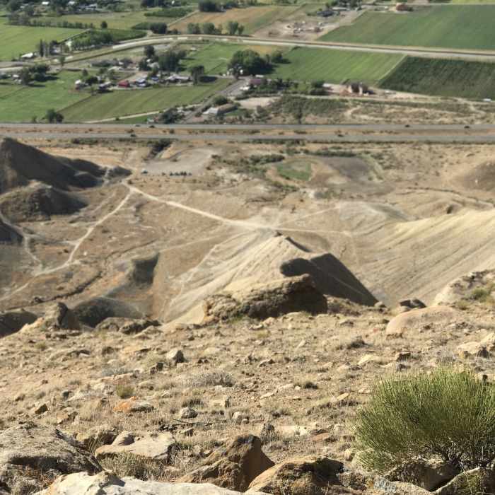 Near Mount Garfield Trail Out and Back