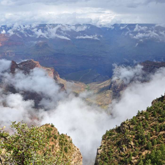 South Rim Village inversion Near Village Greenway