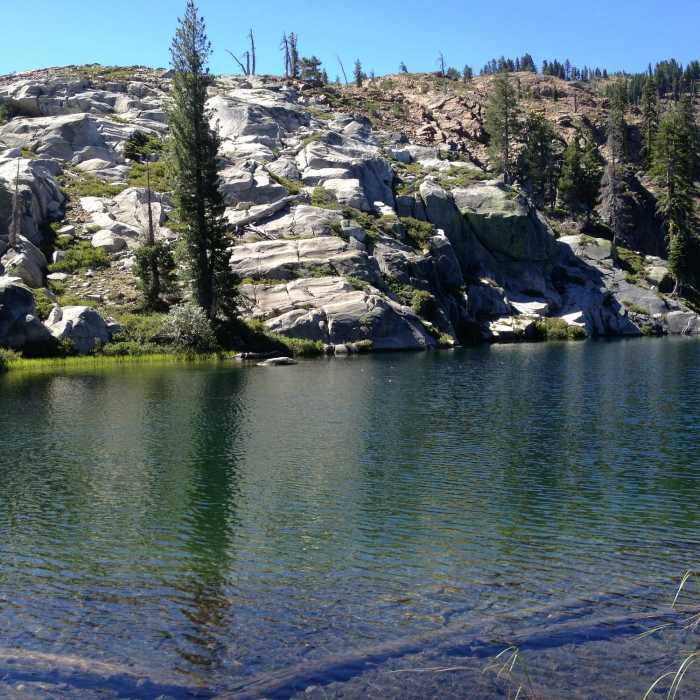 Great views along Round Lake Trail. Near Round Lake Trail