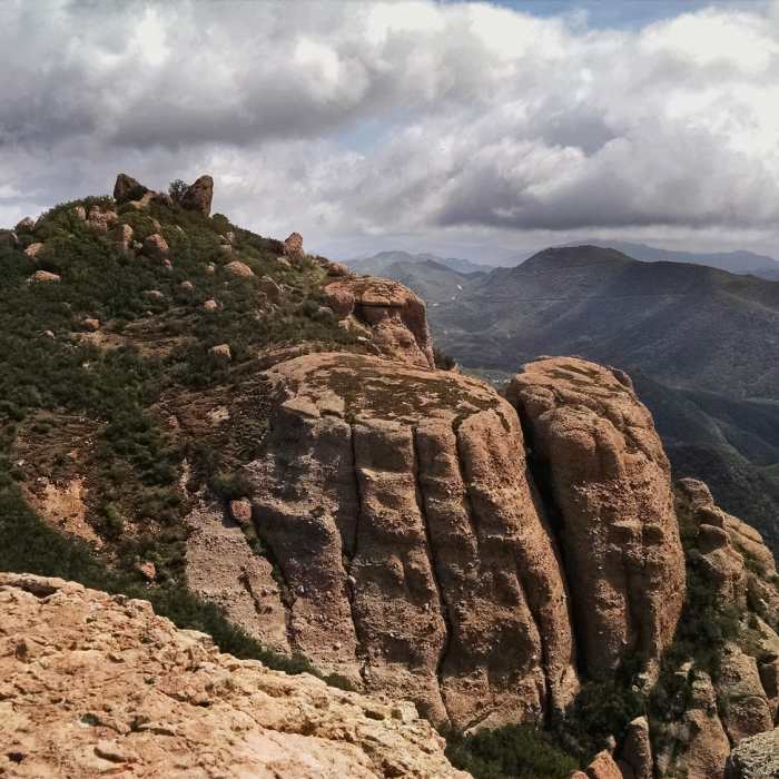 The view from Inspiration Point is pretty stellar. Near Sandstone Peak Loop