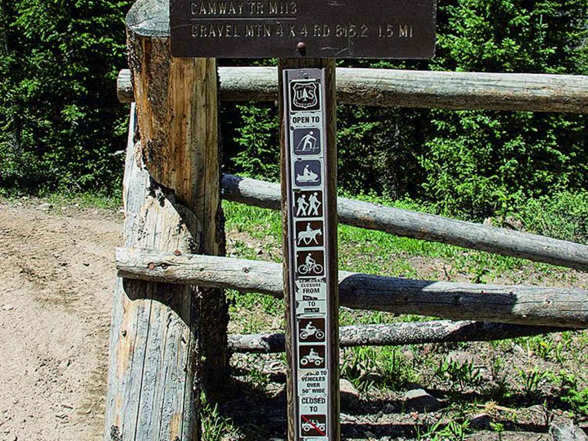 Little Gravel Mountain trail photo