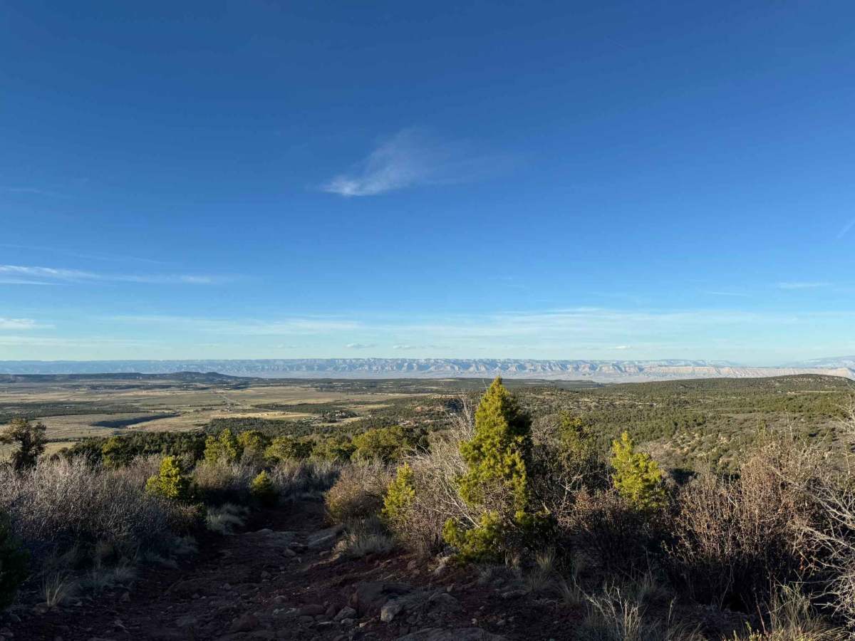 Glade Park Overlook trail photo