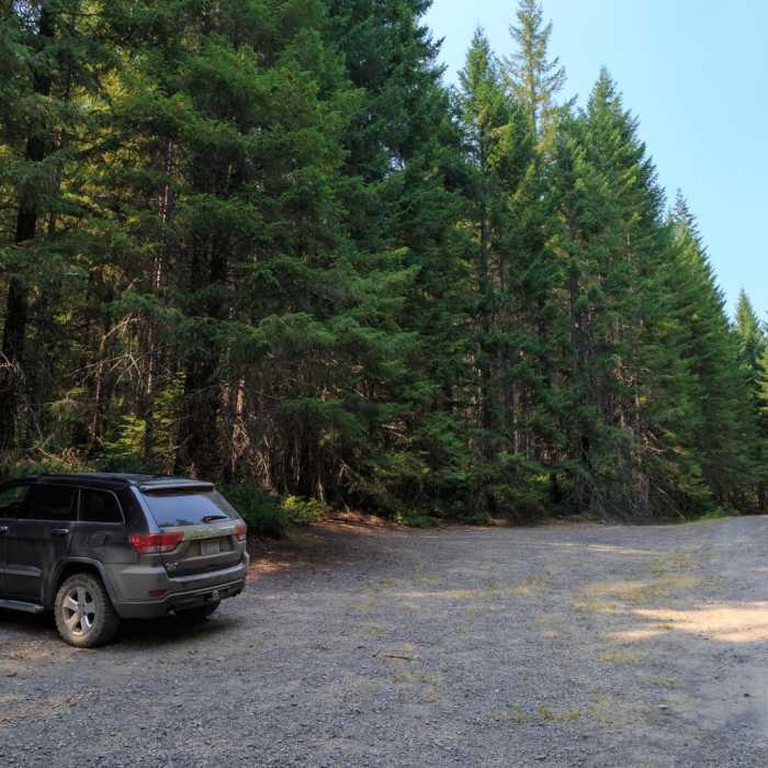 Near Elk Lake Creek: North Trailhead to Battle Creek