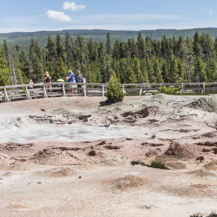 Near Fountain Paint Pots