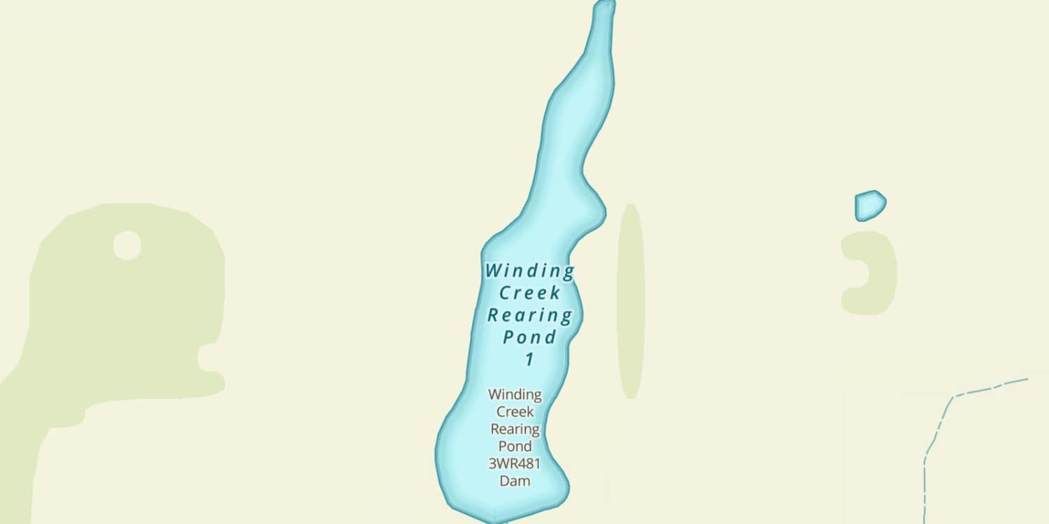 Winding Creek Rearing Pond 1