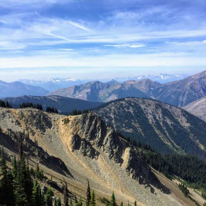 Near Pacific Crest Trail: Harts Pass to Northern Terminus