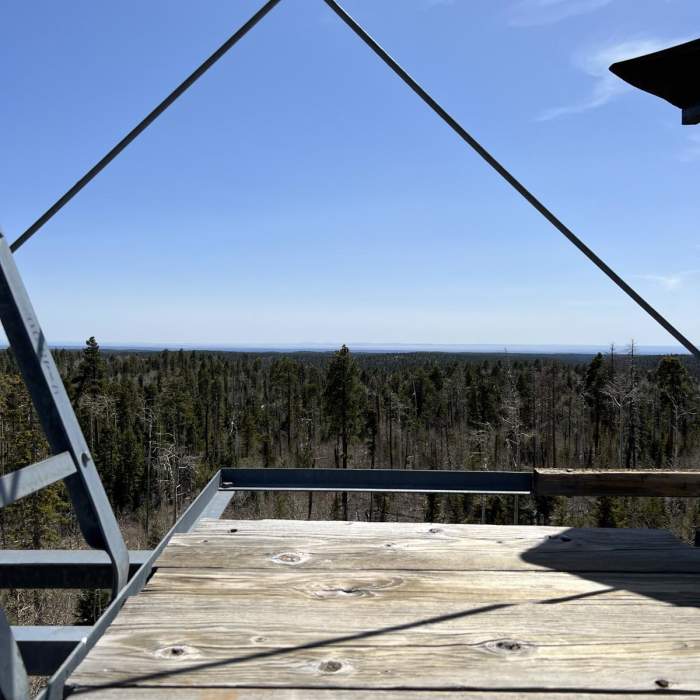 Near North Rim Lookout and Back