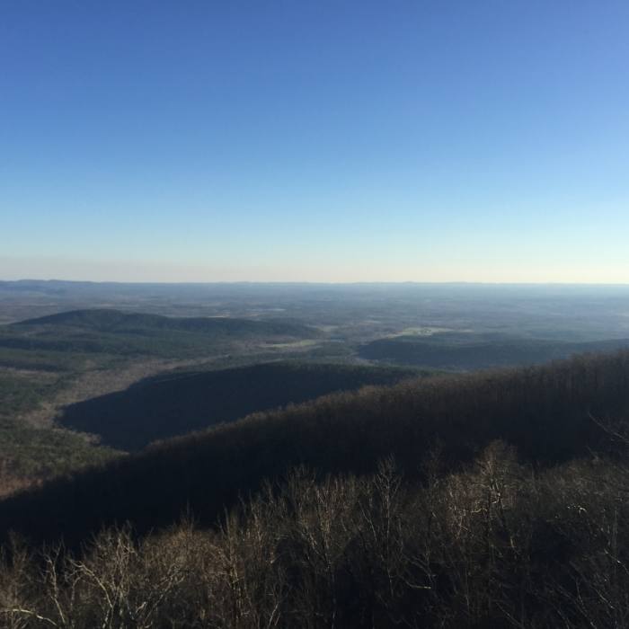 Your past, present and future are here. Near Rich Mountain Trail
