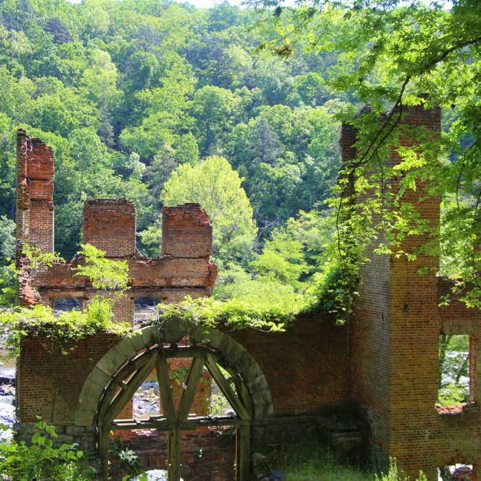 Ruined mill. Near Sweetwater Creek Loop
