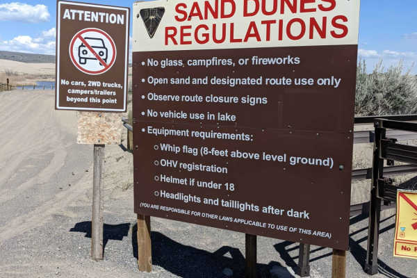 St. Anthony Sand Dunes-Egin Lake to Devils Dune