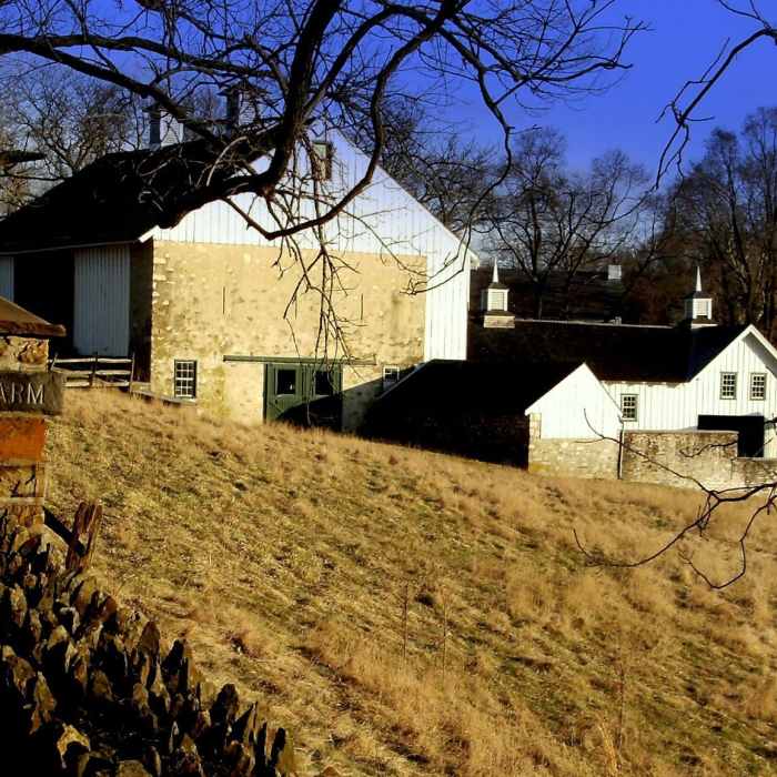 Knox Farm at Valley Forge National Historical Park. Near Valley Creek and Knox Farm
