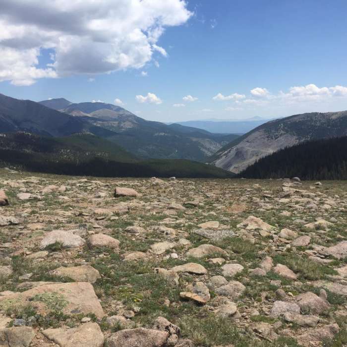 Near Monarch Pass to Ross Lake