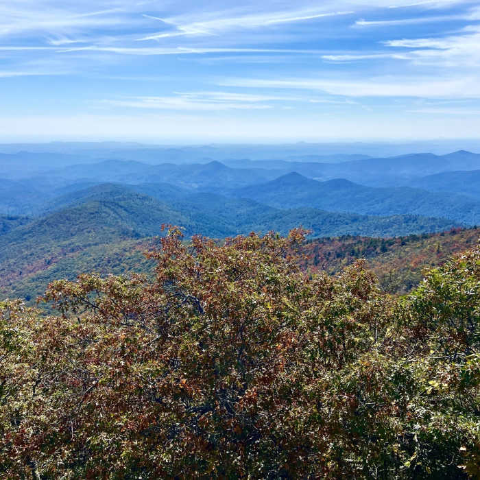 Near Rabun Georgia Half Marathon Hike