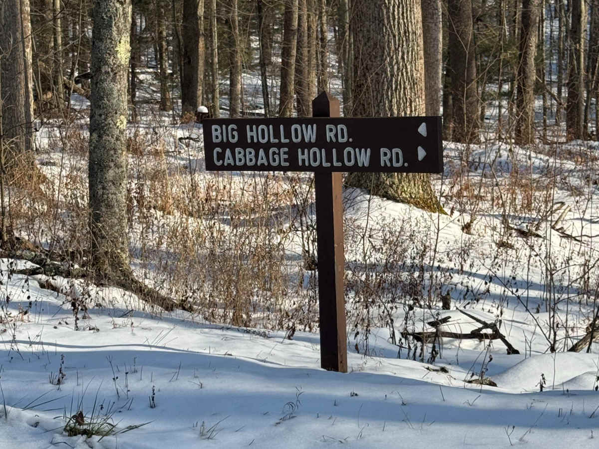 Cabbage Hollow Road trail photo