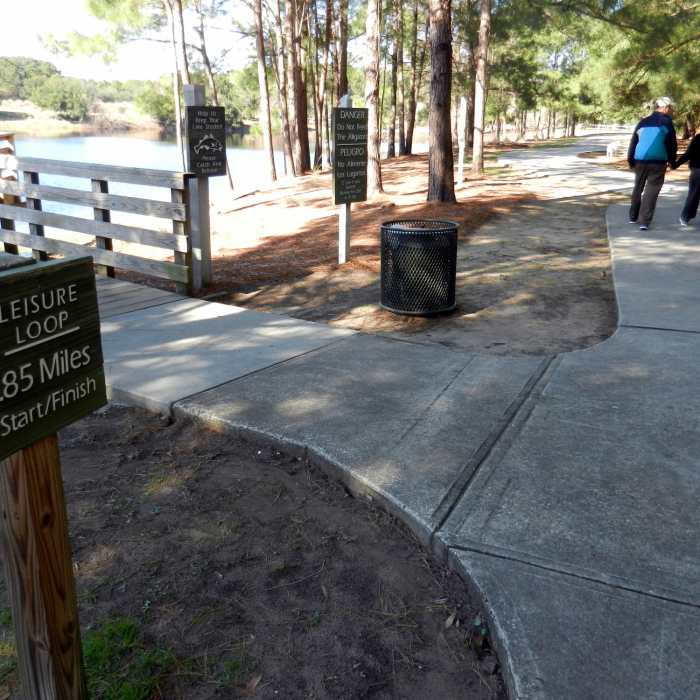 Leisure Loop - easy paved loop. Near Jarvis Creek Leisure Loop