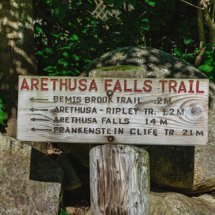 Near Arethusa Falls
