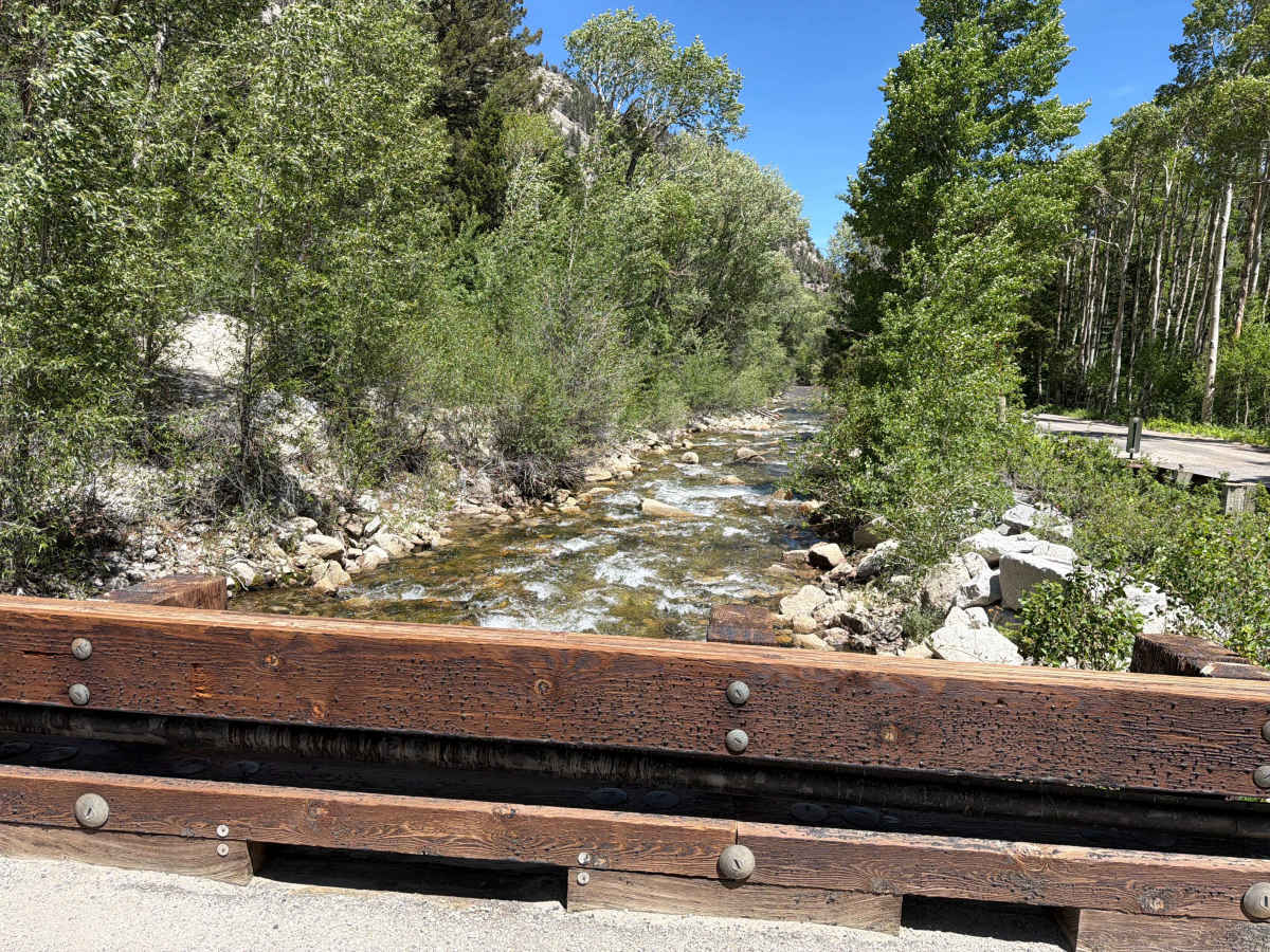 Old Chalk Creek Road trail photo