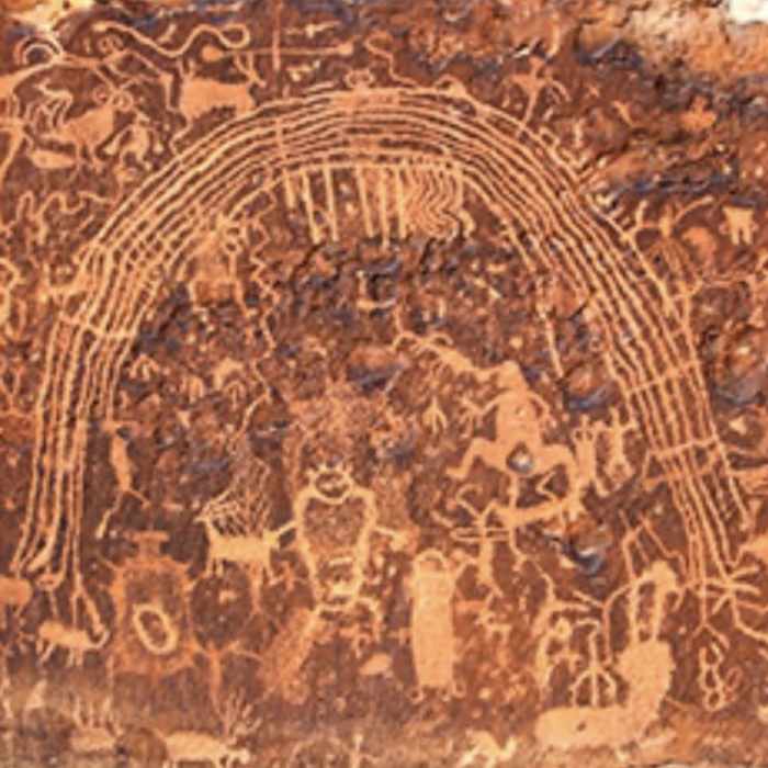 Near Rochester Rock Art Panel