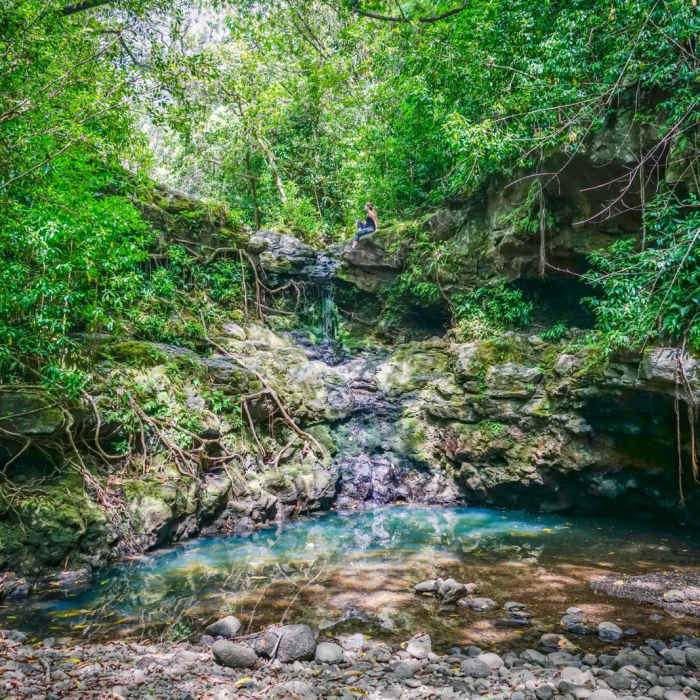 Near Kalauao Gulch and Kalauao Falls Near Kalauao Gulch and Kalauao Falls