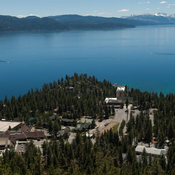 Near Stateline Lookout Road - A quick fire road jaunt to fantastic views of the Lake Tahoe Basin.