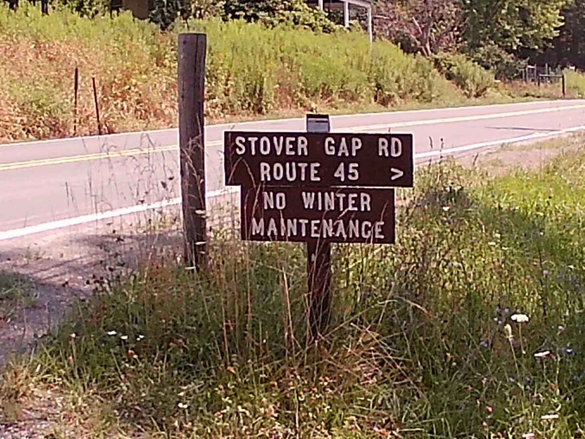 Stover Gap Road trail photo