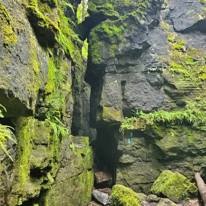 Interesting caves and rock formations. Near Singhampton Caves Loop