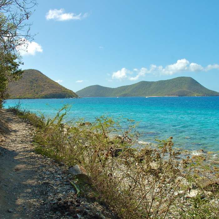Leinster Bay Trail, Virgin Islands National Park. Near St. John Trail Tour